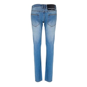 Criminal Damage Heren Skinny Jeans (Blauwe Was)