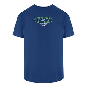 Korte Mouwen T-shirt in Donkerblauw