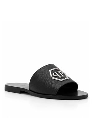 Platte Sandalen Hexagon