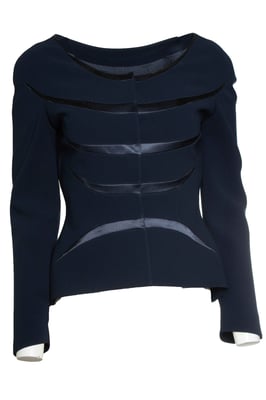 Thierry Mugler, marineblauwe pak