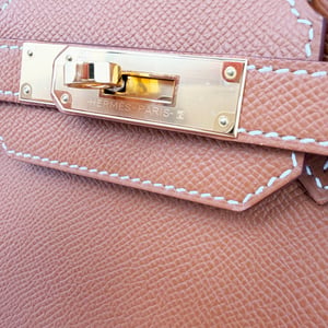 Hermès Birkin 30 Gouden Hardware in Bruin Togo Leer