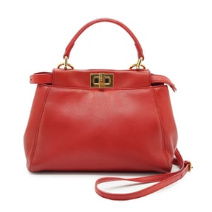 Fendi leren handtas Peekaboo