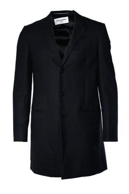 Saint Laurent, zwarte visgraat blazerjak 2018