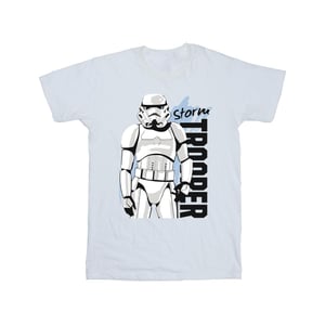 Star Wars Jongens Storm Trooper T-Shirt (Wit)