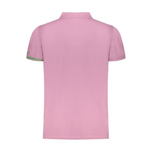 Paarse Poloshirt Met Ijsbergmotief