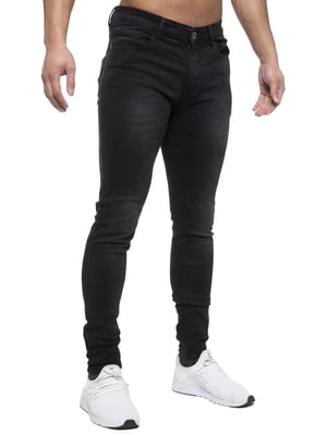 ETO Heren Slim Skinny Fit Stretch Jeans