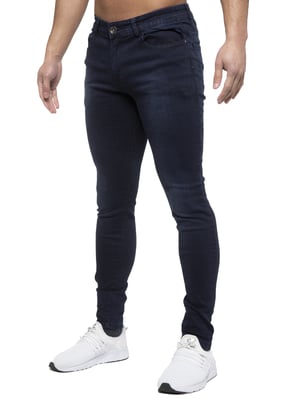 ETO Heren Slim Skinny Fit Stretch Jeans
