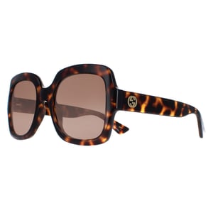 Gucci GG1337S 003 havana bruin gradiÃ«nt zonnebril