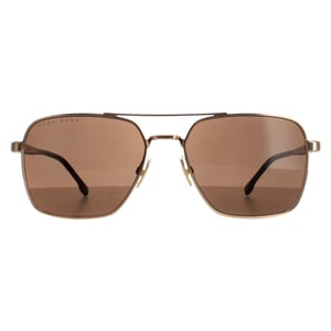 Hugo Boss Aviator Mannen Rose Gold Brown 1045/s/it