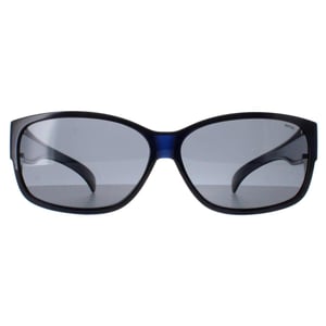 INVU Rechthoek Unisex Transparant Blauw Gepolariseerd E2401