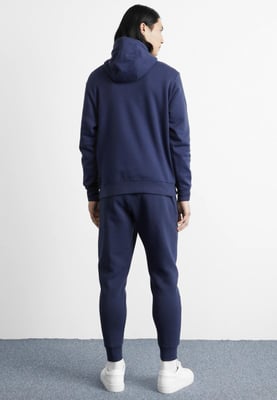Nike Heren Sportswear Club Fleece Hooded Tracksuit in Navy