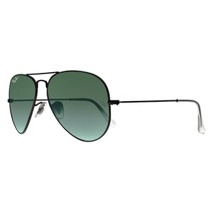 Ray-Ban Zonnebril Aviator 3025 029/30 Gunmetal Groen Zilver Spiegel 58mm
