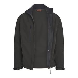 Cappuccino Italia Outdoorjas Softshell Zip Jacket Black Zwart