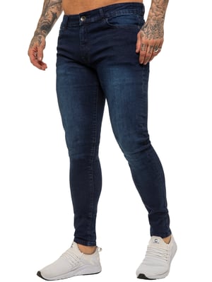 Enzo heren skinny super stretch denim jeans