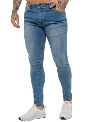 Enzo heren skinny super stretch denim jeans