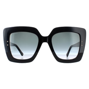 Jimmy Choo AURI/G/S 807 90 zwarte donkergrijze zonnebril met kleurverloop
