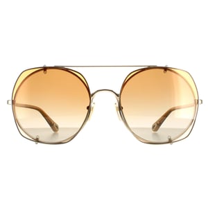 Chloe zonnebril CH0042S 003 Gold Orange Gradiënt