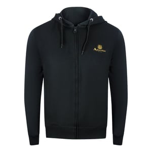 Aquascutum Zwarte Hoodie Met Rits En Trainingsbroekset