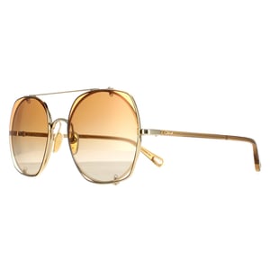 Chloe zonnebril CH0042S 003 Gold Orange Gradiënt