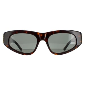 Balenciaga ovale dames donkere havana groen bb0095s