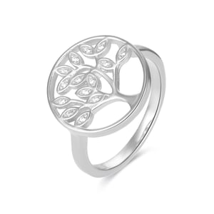 925 Sterling zilveren levensboom ring