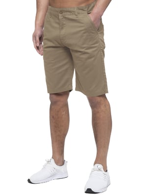 Enzo | Heren Chino Korte Broek In Beige