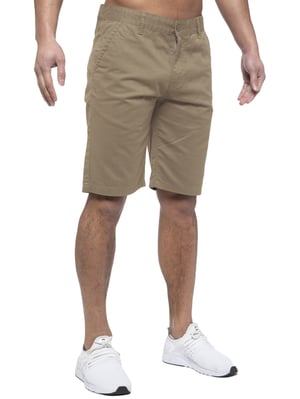 Enzo | Heren Chino Korte Broek In Beige
