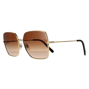 Dolce & Gabbana zonnebril DG2242 02/13 Gold Dark Brown Gradiënt