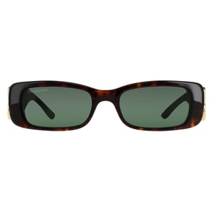 Balenciaga rechthoek dames donkere havana groen bb0096s