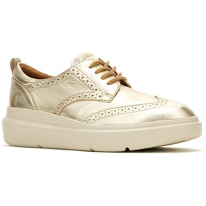 Hush Puppies Joy Leren Dames Champagne Brogues Schoenen