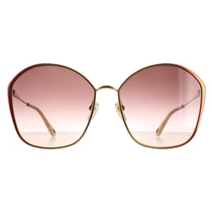 Chloe Square dames donkerbruine goud bruin gradiënt ch0015s