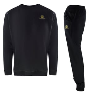 Aquascutum Iconic Crest Zwarte Crewneck Trainingsset