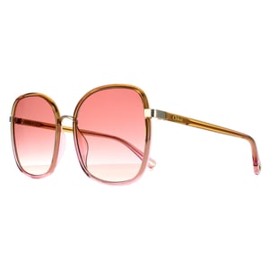 Chloe Square dames geel tot roze kristal vervagen en goudroze gradiënt Ch0031s Franky