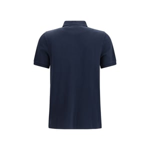 Maison Kitsuné Blauwe Katoenen Poloshirt