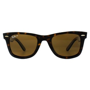 Ray-ban rechthoek unisex schildpad bruin gepolariseerde zonnebril