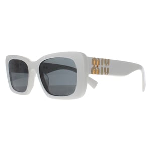 Miu Miu MU07YS 1425S0 wit donkergrijs zonnebril
