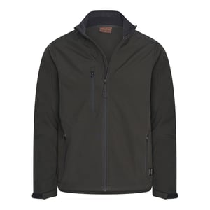 Cappuccino Italia Outdoorjas Softshell Zip Jacket Black Zwart