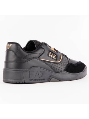 EA7 herensneakers met logo-patch