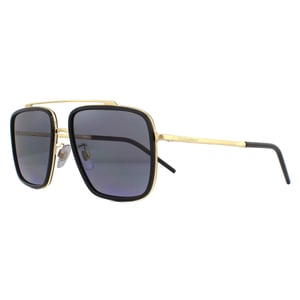 DOLCE & GABBANA Zonnebril DG2220 02/81 Goud En Zwart Bruin Verloop Gepolariseerd