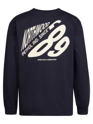 Petrol Industries - Jongens Grafisch T-shirt Mammoth - Blauw