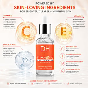 Dr H Anti-aging gezichtsserum met vitamine C 30 ml
