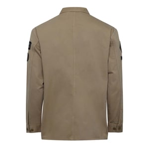 Men's Replay Classic Overshirt in Beige