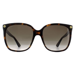 Gucci Cat Eye Dames Havana Gray Gracient zonnebril