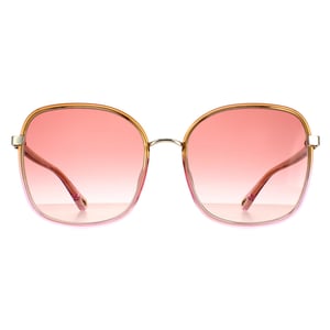 Chloe Square dames geel tot roze kristal vervagen en goudroze gradiënt Ch0031s Franky