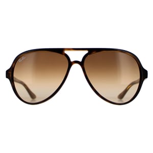Ray-Ban Aviator unisex licht Havana bruine gradiënt zonnebril