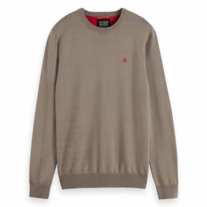 Scotch & Soda Essentiële Viscose Trui Gehaakte Sweater