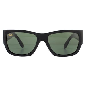 Ray-Ban Zonnebril Nomad RB2187 901/31 Glanzend Zwart Groen G-15