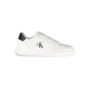 Calvin Klein Bianco Polyurethaan Heren Sneakers