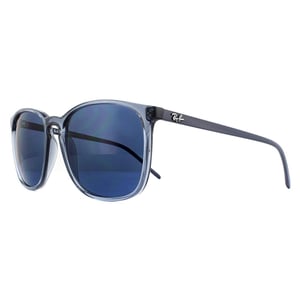 Ray-Ban Square Mannen Transparant Blauw Blauw Gradient Zonnebril