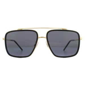 DOLCE & GABBANA Zonnebril DG2220 02/81 Goud En Zwart Bruin Verloop Gepolariseerd